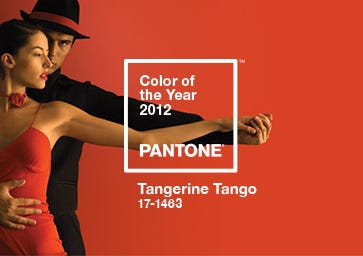 Color of the Year 2012: PANTONE 17-1463 Tangerine Tango