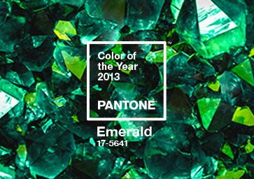 Color of the Year 2013: PANTONE 17-5641 Emerald