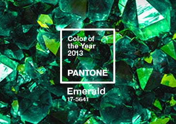 Color of the Year 2013: PANTONE 17-5641 Emerald