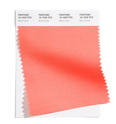 PANTONE 16-1529 Burnt Coral