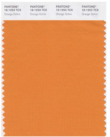 PANTONE® 16-1253 TCX Orange Ochre - Find a Pantone Color | Quick Online Color Tool | Pantone