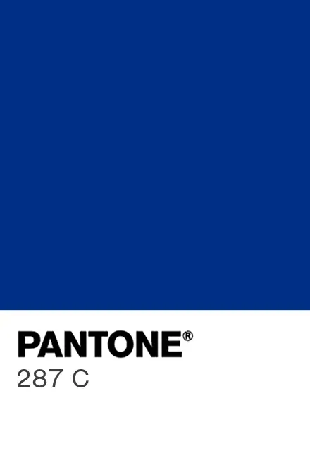 Pantone image of Brookes blue 287C