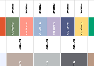 Pantone color palette new arrivals
