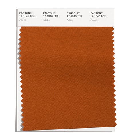 Pantone Cotton Swatch 17-1340 TCX