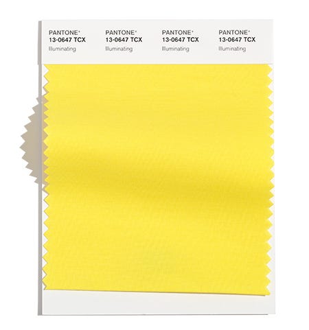 Pantone Cotton Swatch 13-0647 TCX