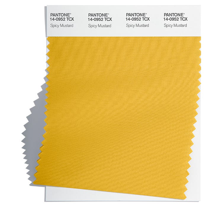 Pantone Cotton Swatch 14-0952 TCX