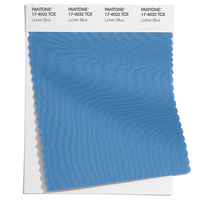 Pantone Cotton Swatch 17-4032 TCX