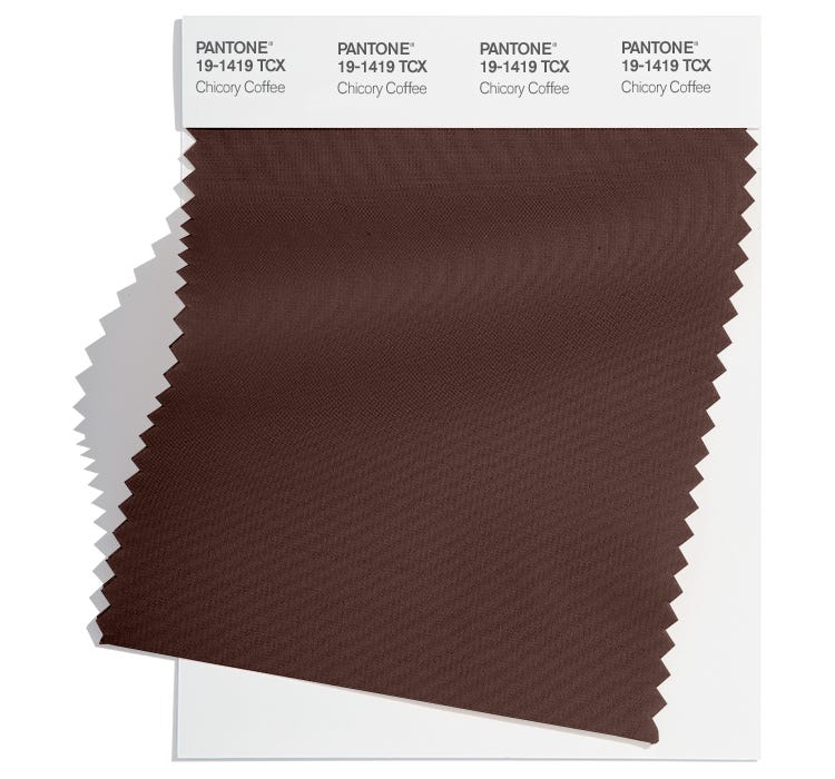 Pantone Cotton Swatch 19-1419 TCX