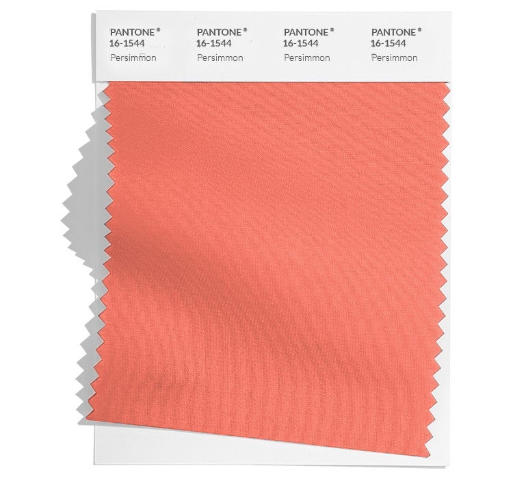 Pantone Cotton Swatch 16-1544 TCX