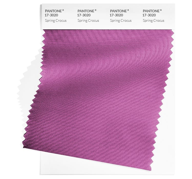 Pantone Cotton Swatch 17-3020 TCX