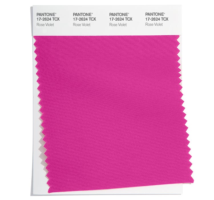 Pantone Cotton Swatch 17-2624 TCX