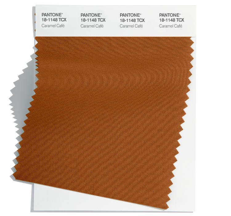 Pantone Cotton Swatch 18-1148 TCX