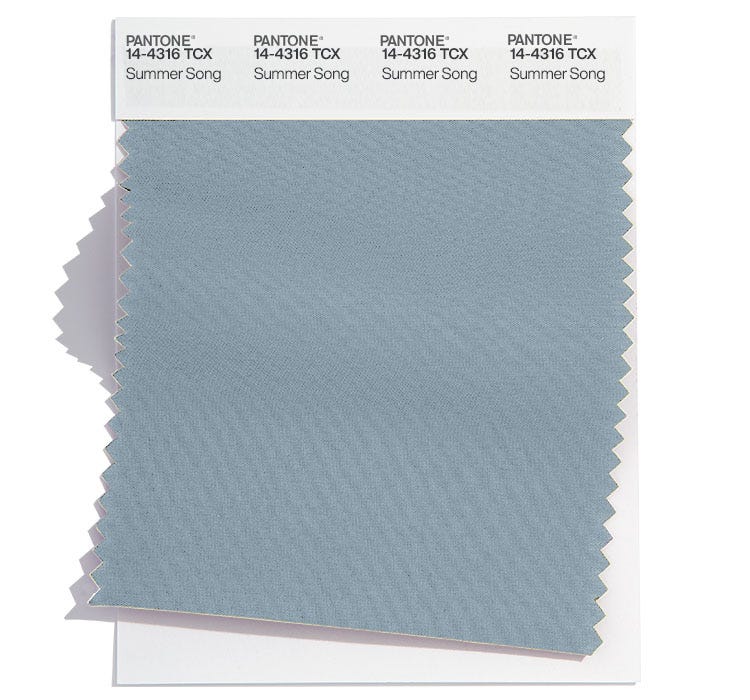 Pantone Cotton Swatch 14-4316 TCX