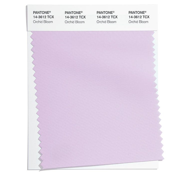 Pantone Cotton Swatch 14-3612 TCX