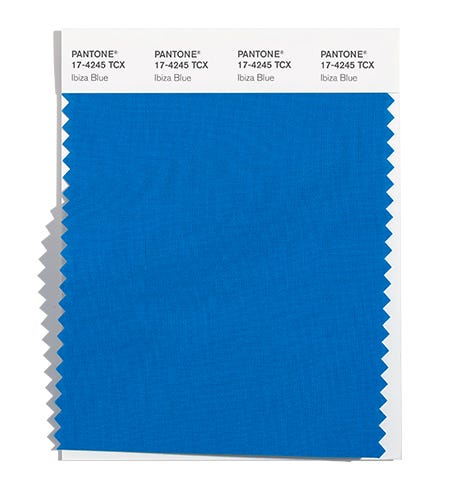 Pantone Cotton Swatch 17-4245 TCX