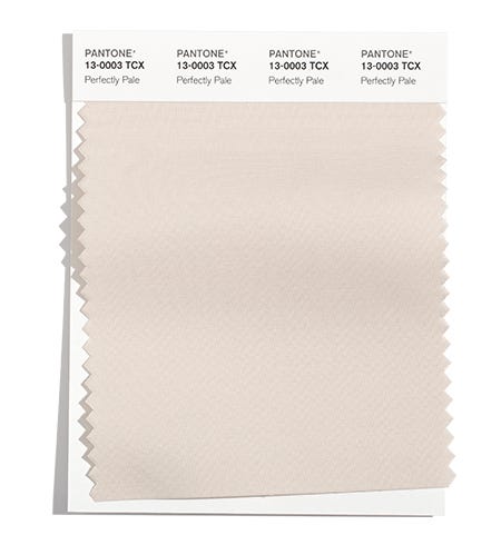 PANTONE 13-0003 Perfectly Pale