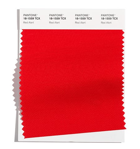 Pantone Cotton Swatch 18-1559 TCX